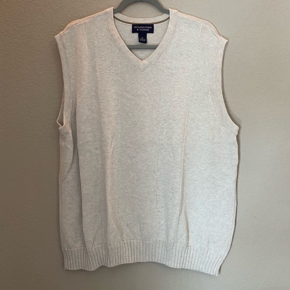 Oversized sweater vest
